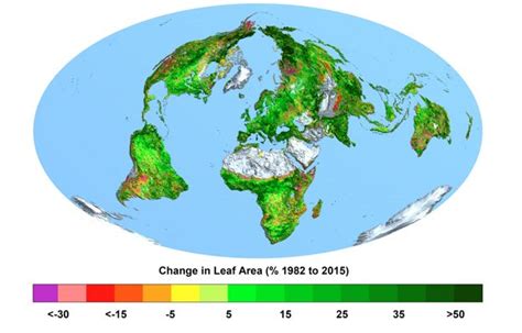 Rise In Co2 Has Greened Planet Earth Bbc News