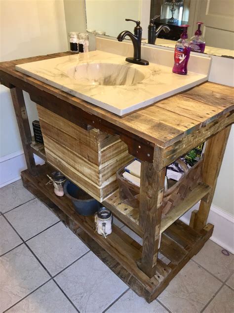 20 Bathroom Cabinets From Pallets