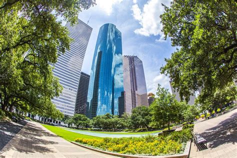 Skyline Of Houston In Daytime — Stock Photo © Hackman 49664055