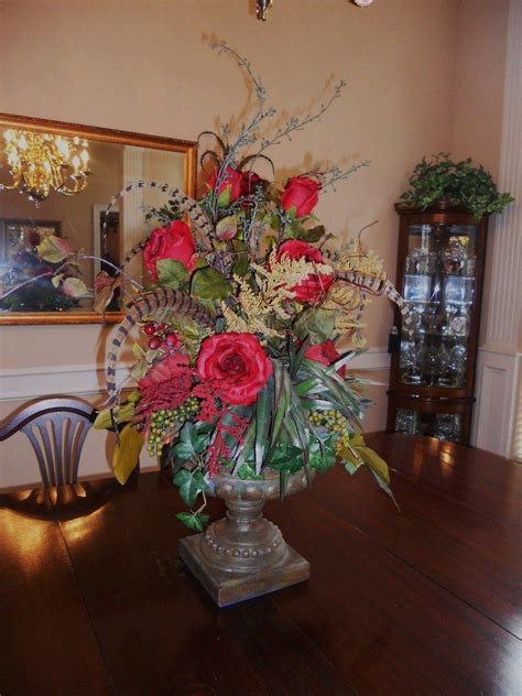 Mason jar centerpiece, pink peony decor, farmhouse dining table centerpiece, spring table decor, housewarming gift, floral spring decor. Pin on floral