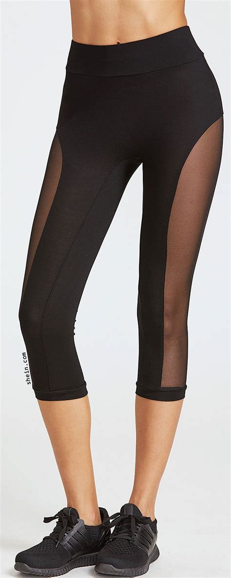 Mesh Panel Leggings Outfit