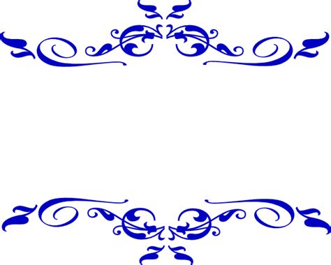 Download Decorative Line Gold Clipart Swirl Royal Blue Design For