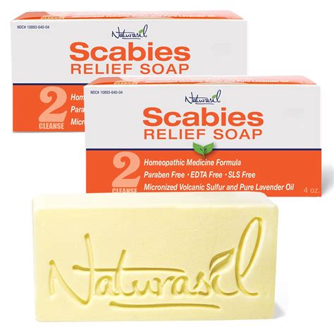 Naturasil Scabies Relief Soap Pure Lavender And 10 Sulfur Treatment
