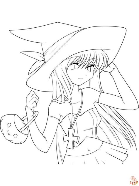 Discover More Than 75 Anime Halloween Coloring Pages Best Induhocakina