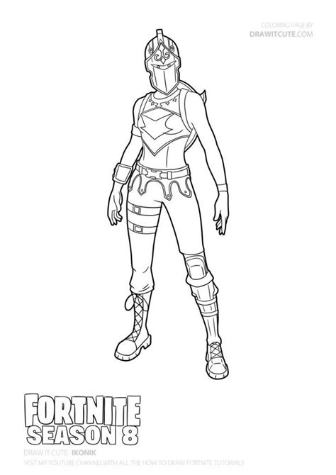 fortnie red knight coloring page red knight fortnite red knight coloring pages