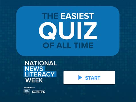 News Literacy Quiz: The Easiest Quiz of All Time