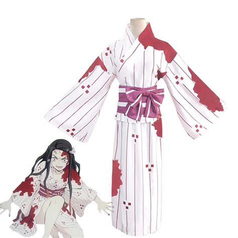 Demon Slayer Kimetsu No Yaiba Kamado Nezuko Kimono Cosplay Costume
