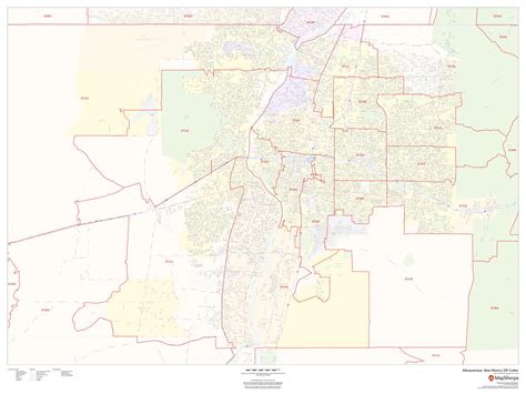 New Mexico Zip Code Map Map