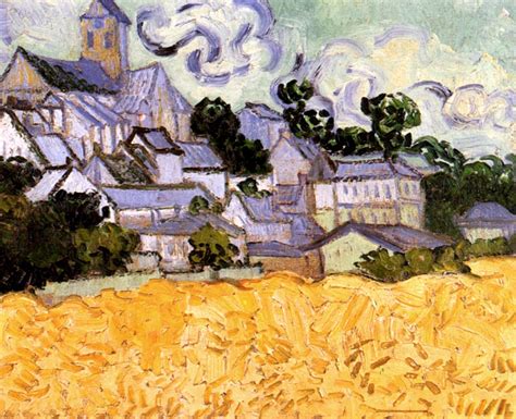 View Of Auvers With Church Vincent Van Gogh Wikiart Org