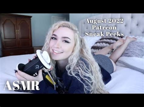 ASMR Patreon Sneak Peeks For August YouTube