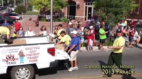 2013 Cherokee National Holiday Parade Youtube