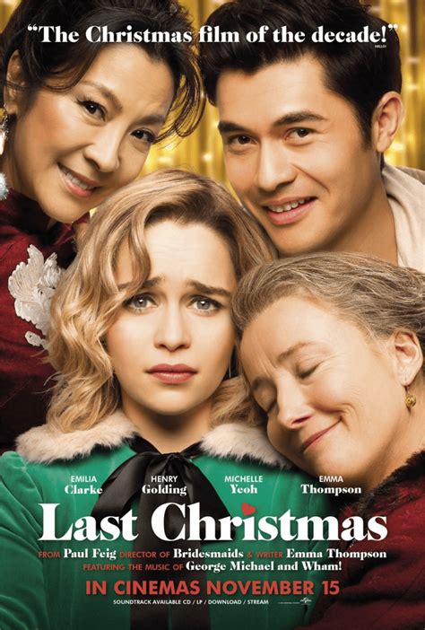 Find all 52 songs in after soundtrack, with scene descriptions. Movie Review - Last Christmas (2019)