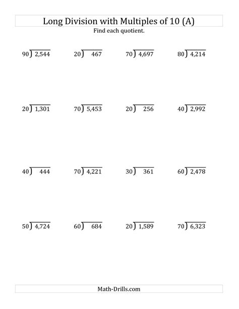 Long division, followed by 227 people on pinterest. Free Printable Long Division Worksheets 5Th Grade | Free ...
