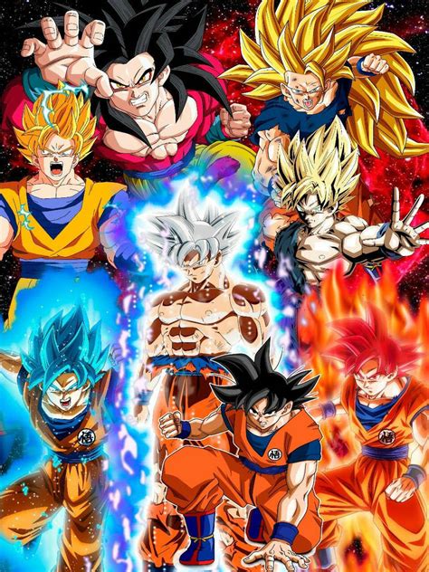 Todas Las Transformaciones De Goku En Dragon Ball De Mono Kulturaupice