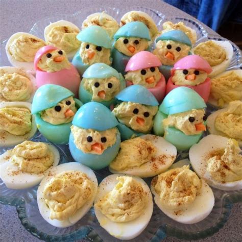 The terminology around eating in the uk is still confusing. Kind of gross, but cute! easter dinner | Eggs for Easter ...