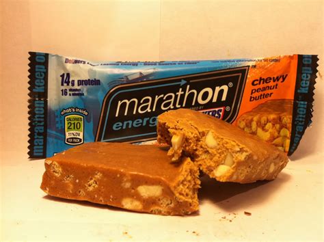 Crazy Food Dude Review Marathon Chewy Peanut Butter Energy Bar