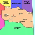 Red Deer Map