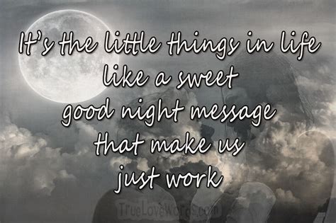 Sweet Good Night Love Messages For Him True Love Words