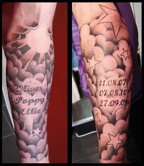 Cloud Tattoo Sleeve Half Sleeve Tattoos Forearm Tattoo Sleeve Filler