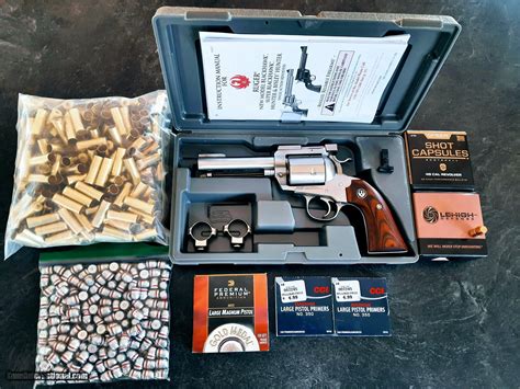 Ruger Super Blackhawk Bisley 454 Casull 45 Colt Stainless 4 58 00873