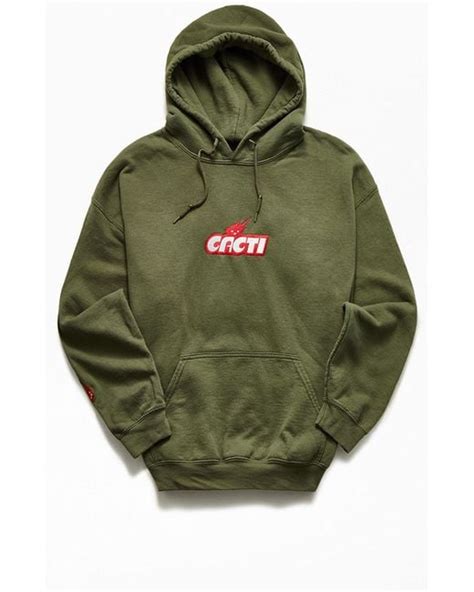 Travis Scott Cacti Mono Seal Hoodie In Green For Men Lyst