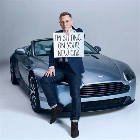 James Bond Star Daniel Craig Advertising For Aston Martin Autos