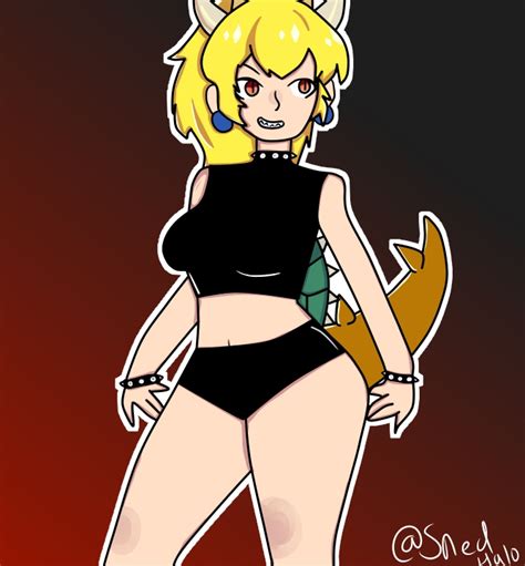 Bowsette Swimsuit By Snedhalo101 On Deviantart