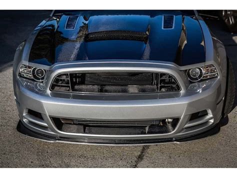 2013 2014 Ford Mustang Gt Carbon Fiber Front Bumper Lower Insert