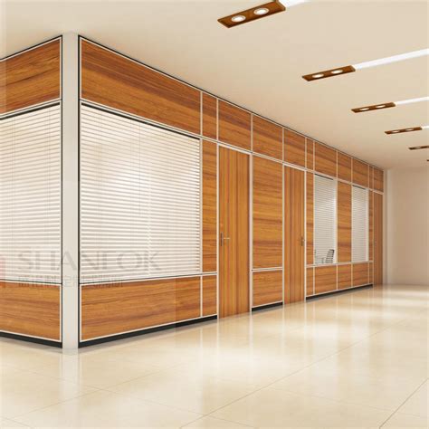 wooden glass partition office wall wooden partition design office