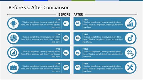 Before and After Comparison PowerPoint Template - SlideModel