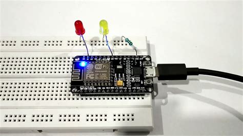 Led Blinking Dengan Nodemcu Esp8266 Bdxtronix Using Microcontrollers