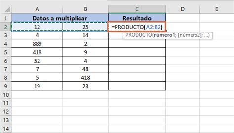 Cómo Multiplicar En Excel Todas Las Fórmulas