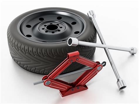 Off Aintier Spare Tire Tools Kit Red Eb B