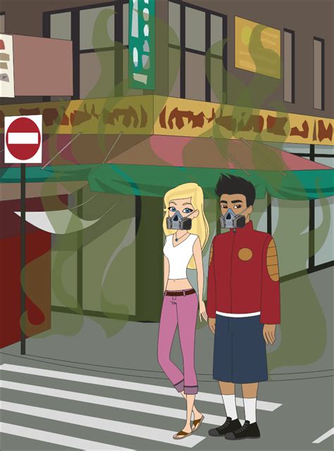 Jake Long And Rose In Chinatown By Juliefan21 On Deviantart