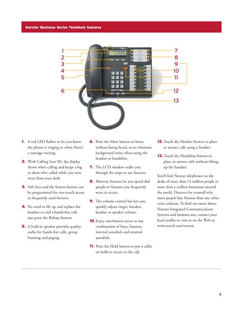 Nortel Networks Phone System Manual