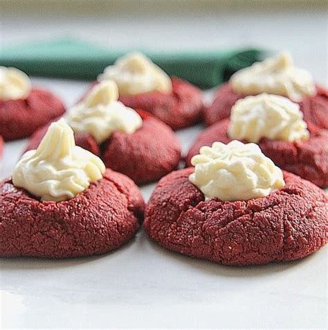 Red Velvet Thumbprint Cookies Divalicious Recipes