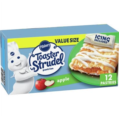 Pillsbury Apple Toaster Strudel Frozen Pastries 12 Ct 195 Oz Pay