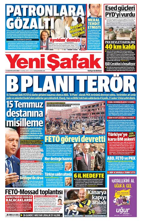 Check spelling or type a new query. Günün gazete manşetleri - 19 Ağustos 2016 | NTV