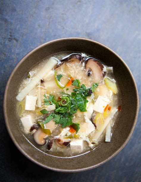 Hot & sour soup is so flavorful, so many fun textures and it was such a heart warming bowl. Chinese Hot and Sour Soup | SimplyRecipes.com