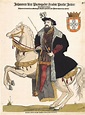 Retrato do rei João III de Portugal a cavalo. Desenho de Cornelis ...