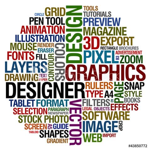 Graphic Design Words Stock Photo And Royalty Free Images On Fotolia