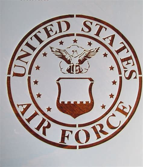 Air Force Stencil Airforce Military