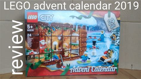 lego advent calendar 2019 review set 60235 youtube