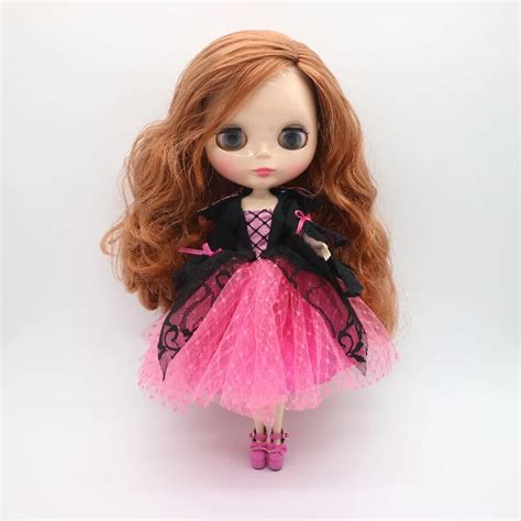 Copper Hair Nude Blyth Doll Factory Doll Suitable For Diy Nude
