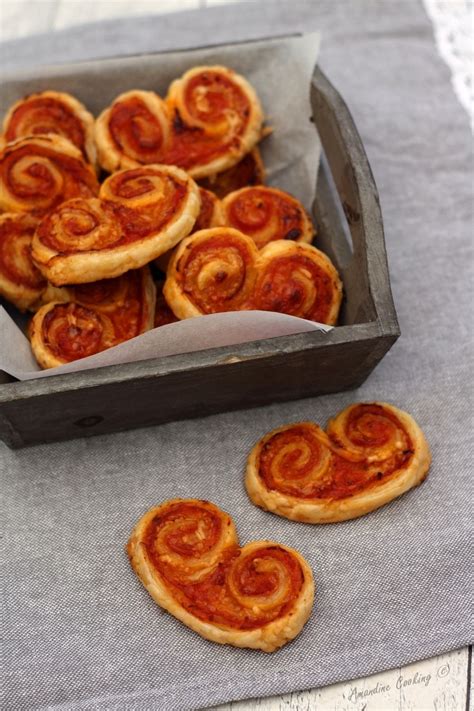 Palmiers apéro façon pizza Amandine Cooking