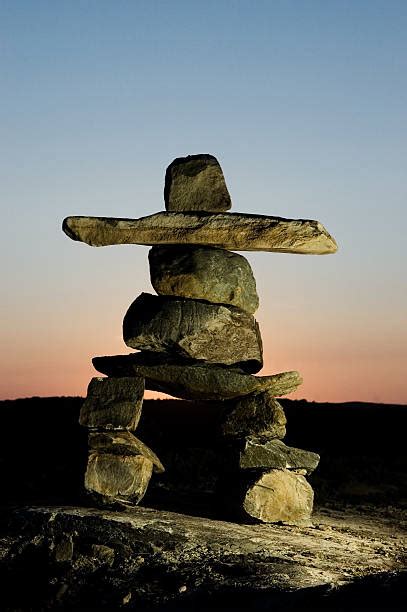 100 Inukshuk Silhouettes Stock Photos Pictures And Royalty Free Images
