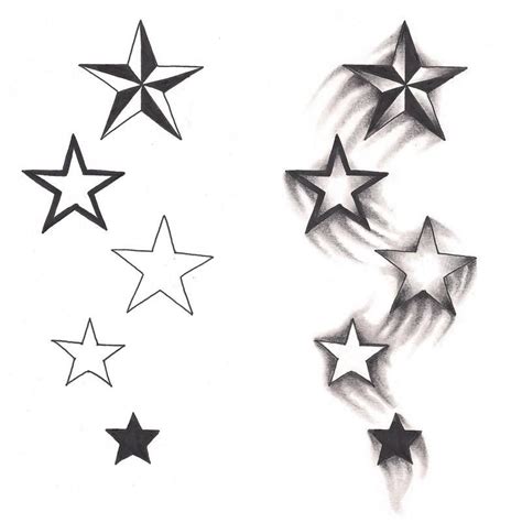 Freebies Shooting Stars Tattoo Design By Tattoosavage On Deviantart