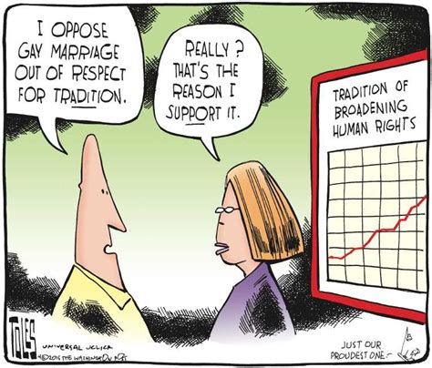 Political Cartoon On Court To Rule On Gay Marriage By Tom Toles Washington Post At The Comic News