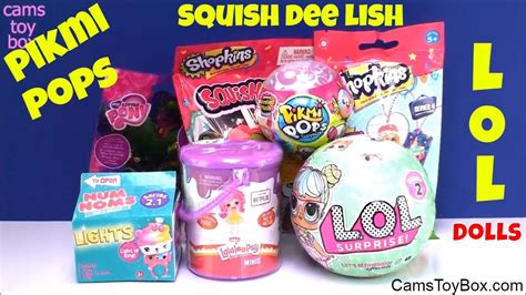 Surprise Toys Pikmi Pops Lol Doll Series 2 Shopkins Squish Dee Lish Num Noms Lights Lalaloopsy