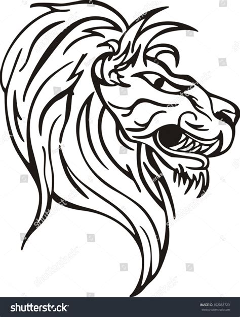 Free Free 104 Simple Lion Head Svg SVG PNG EPS DXF File